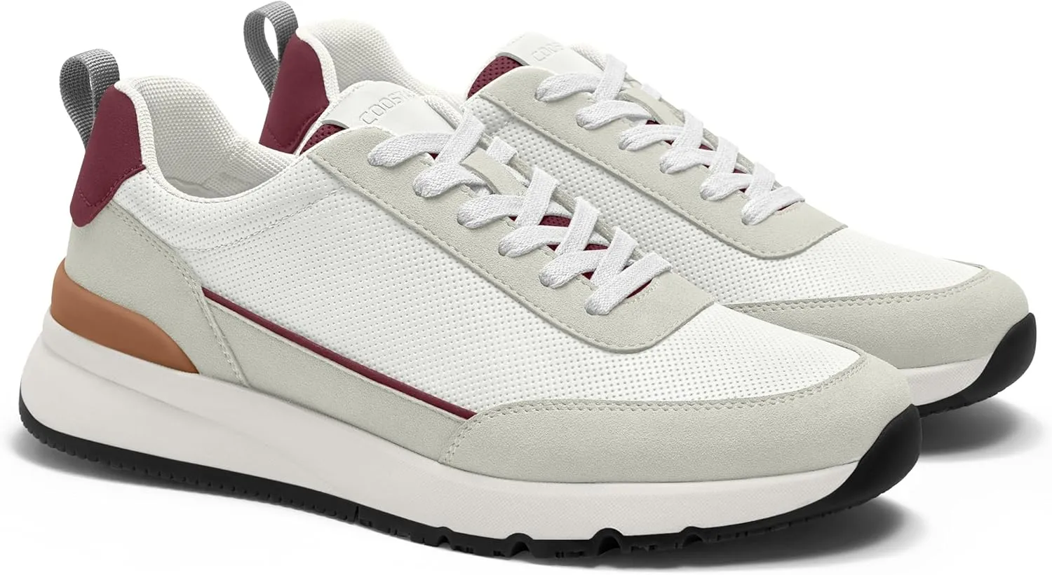 Mens Casual Shoes Comfortable Dress Sneakers Lightweight Lace-up Non Slip Walking Shoes