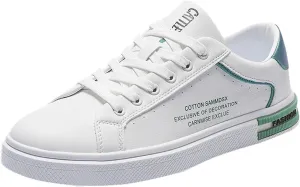 Men's Fashion Round Toe Lace Up Leather White Shoes Casual Comfortable Breathable Mens Leather Shoes Casual Hand Sewn Men Sho