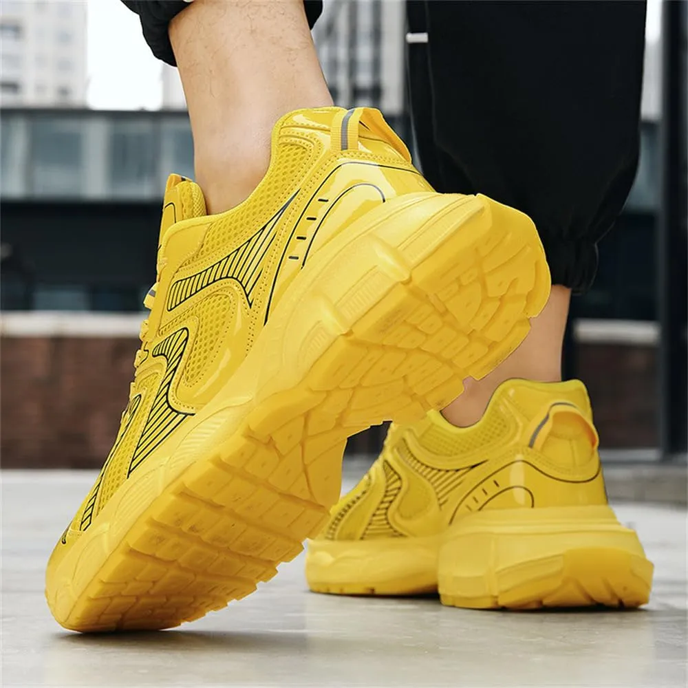 Men's Fashion Sneakers Thick Bottom Height Increasing Breathable Cushioning Athletic Casual Shoes