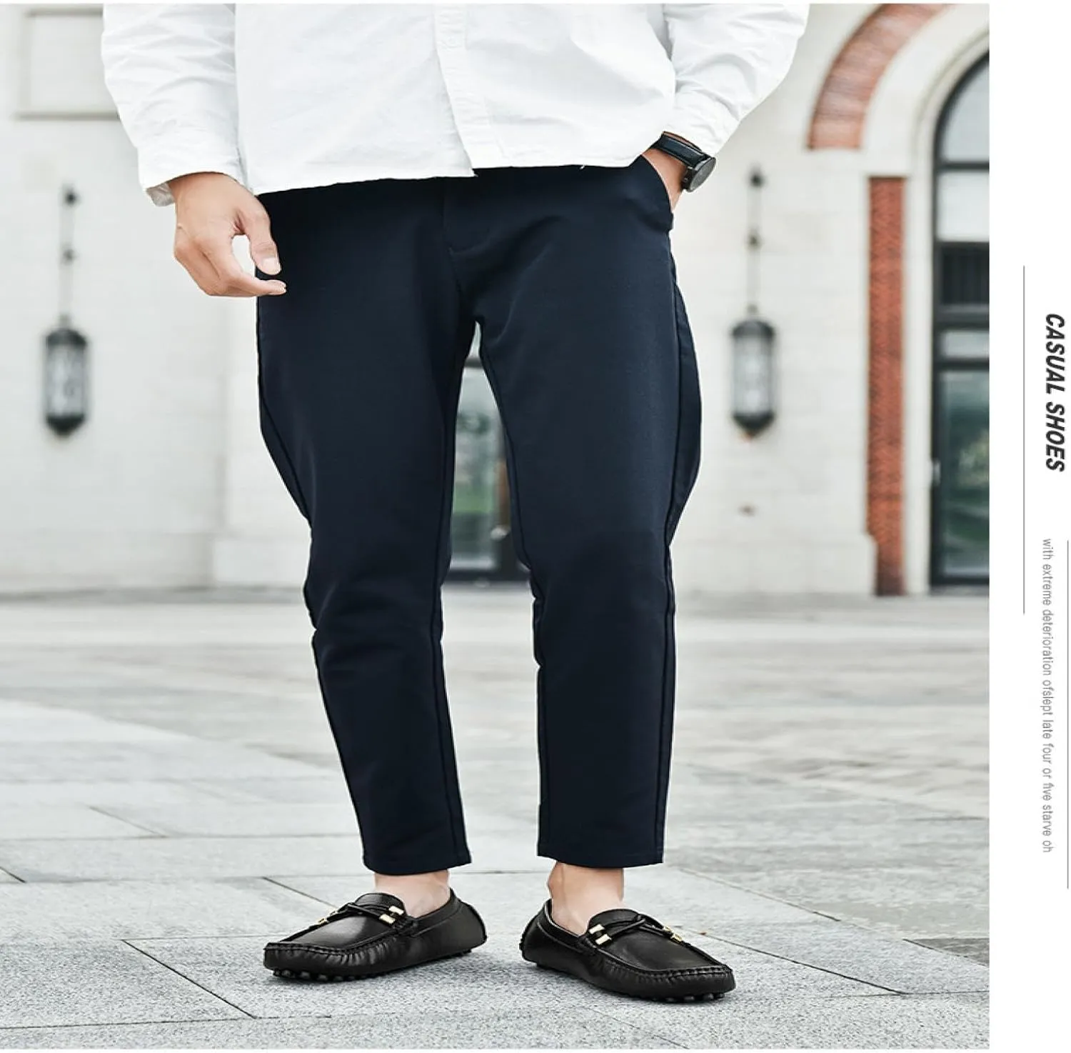 Men's Flat Penny Loafers Leather Slip-on Dresses Driving Macasins Casual Shoes