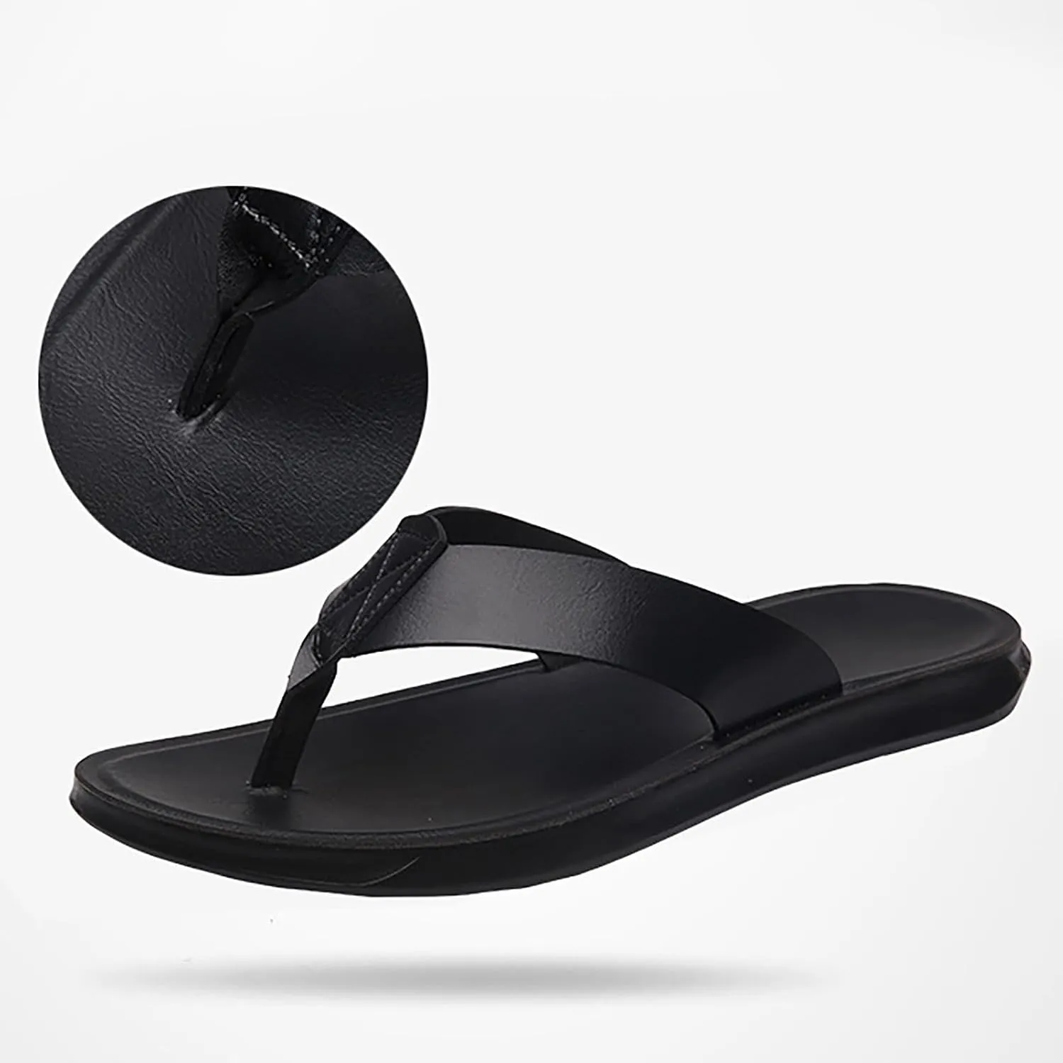 Men's Flip Flops with Arch Support Lightweight Comfortable Thong Sandals for Casual Walking Beach Summer Outdoor Slip On Slides