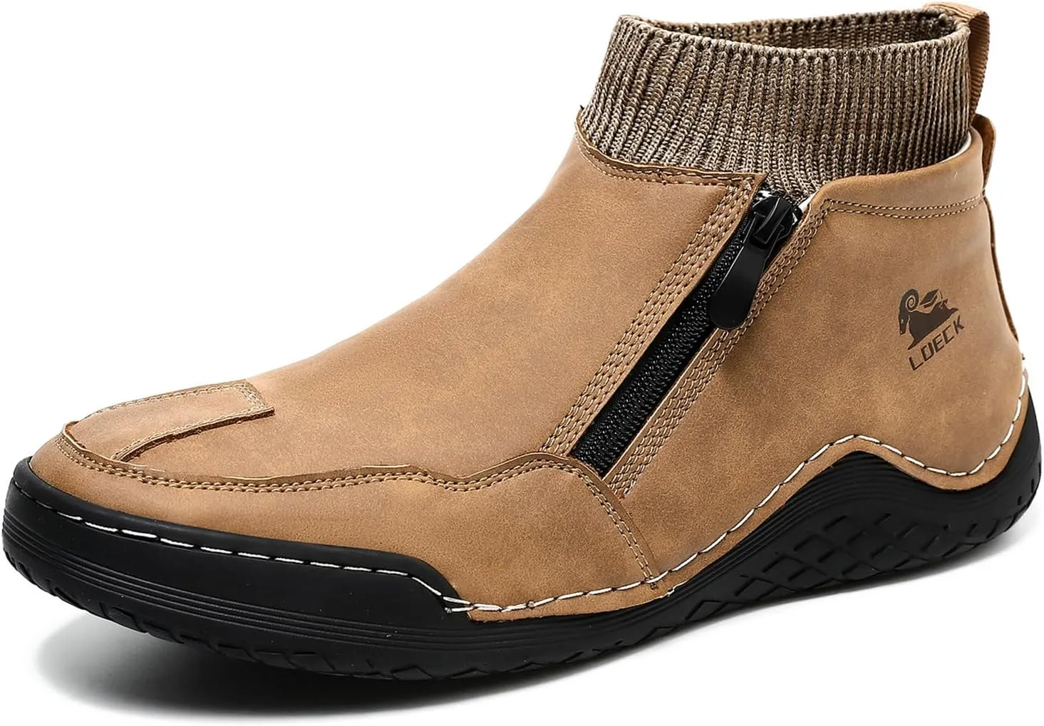 Mens Leather Casual Shoes Fashion Sneakers Lightweight Comfortable Walking Driving Shoes for Men