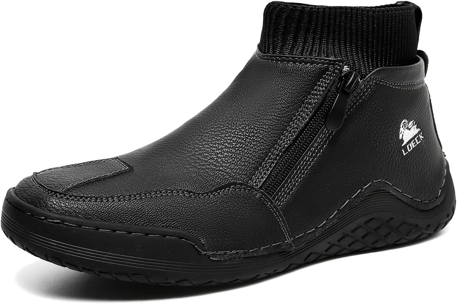 Mens Leather Casual Shoes Fashion Sneakers Lightweight Comfortable Walking Driving Shoes for Men