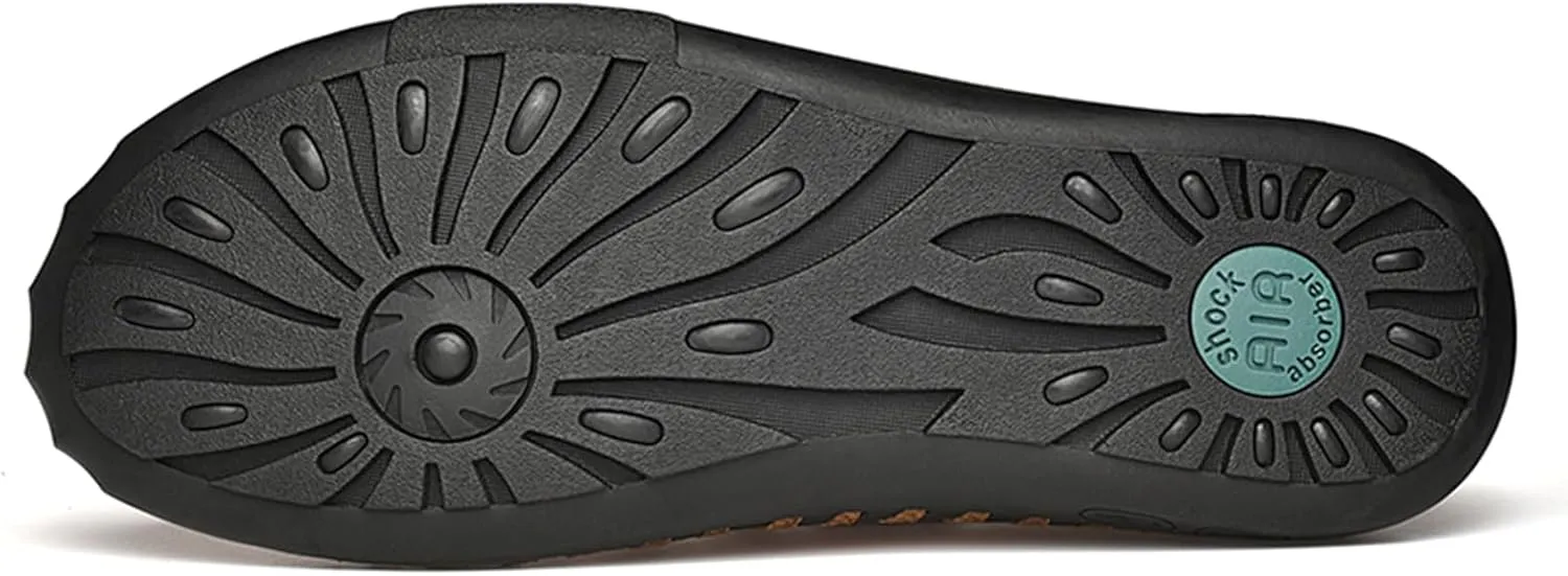 Men's Leather Loafers Breathable Fashion Walking Work Office Business Male Handmade Casual Shoes
