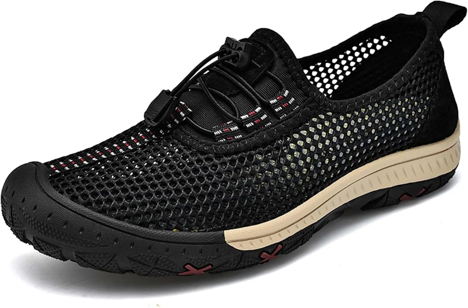 Men's Mesh Breathable Casual Sandals Comfortable Casual Walking Shoes Hollow Out Breathable Mesh Casual Shoes