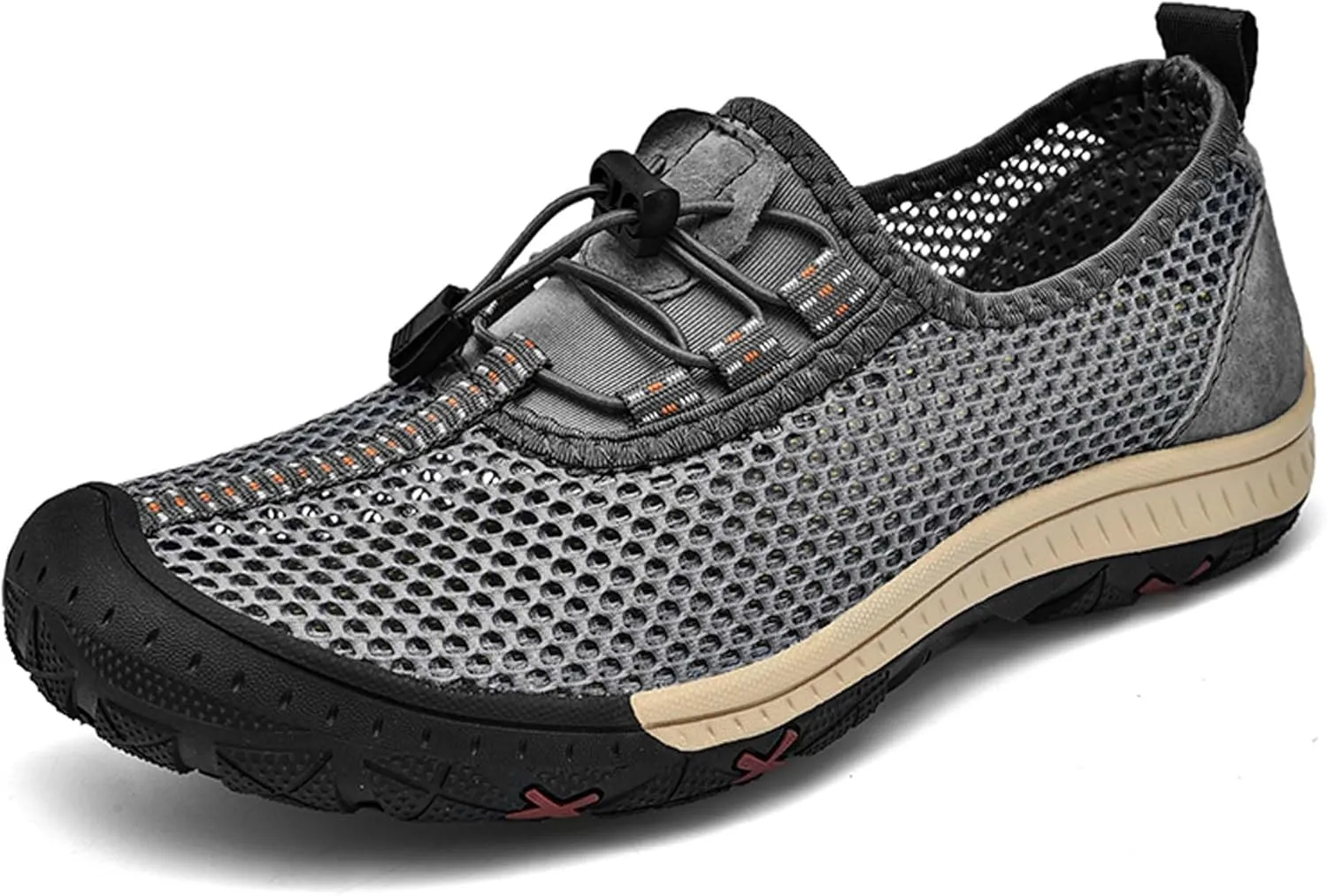 Men's Mesh Breathable Casual Sandals Comfortable Casual Walking Shoes Hollow Out Breathable Mesh Casual Shoes
