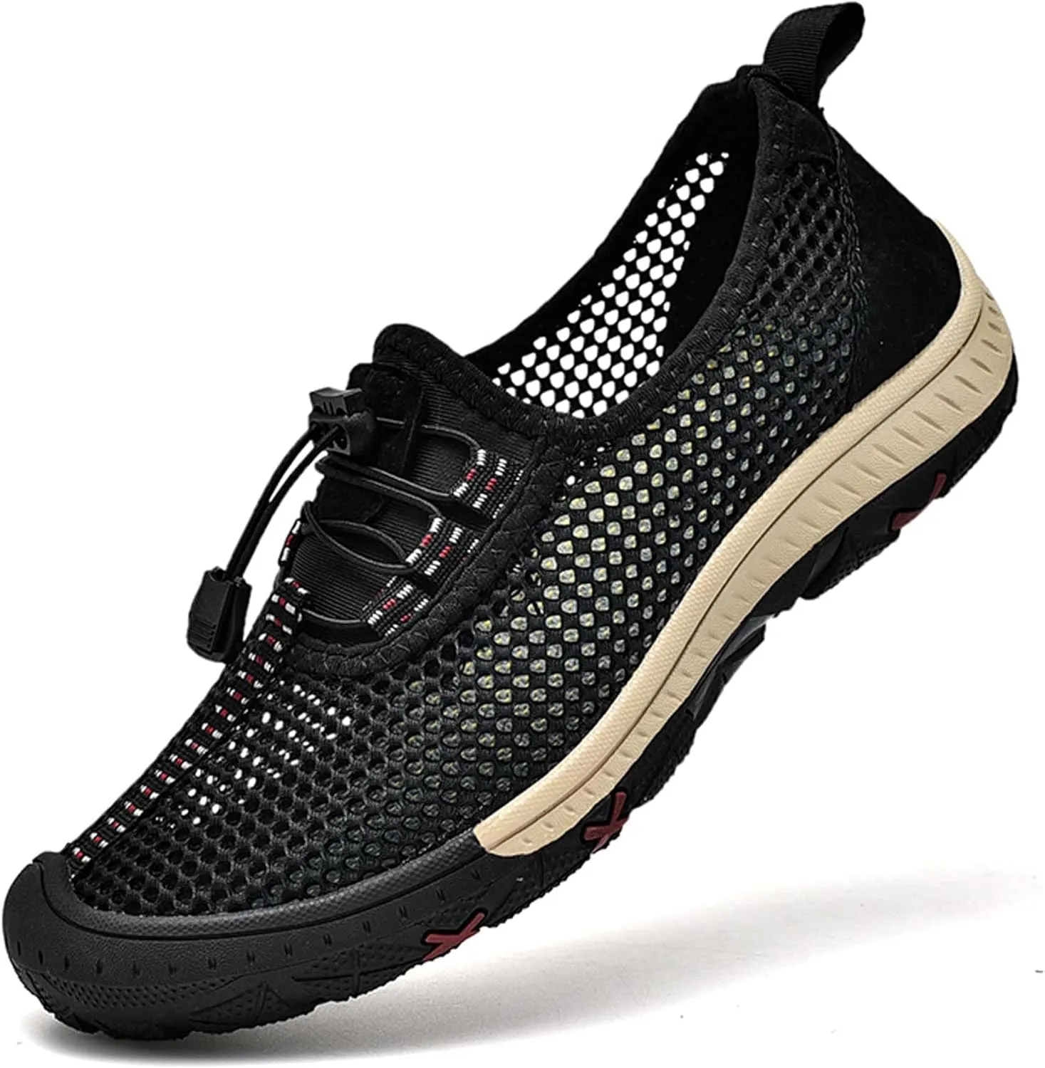 Men's Mesh Breathable Casual Sandals Comfortable Casual Walking Shoes Hollow Out Breathable Mesh Casual Shoes