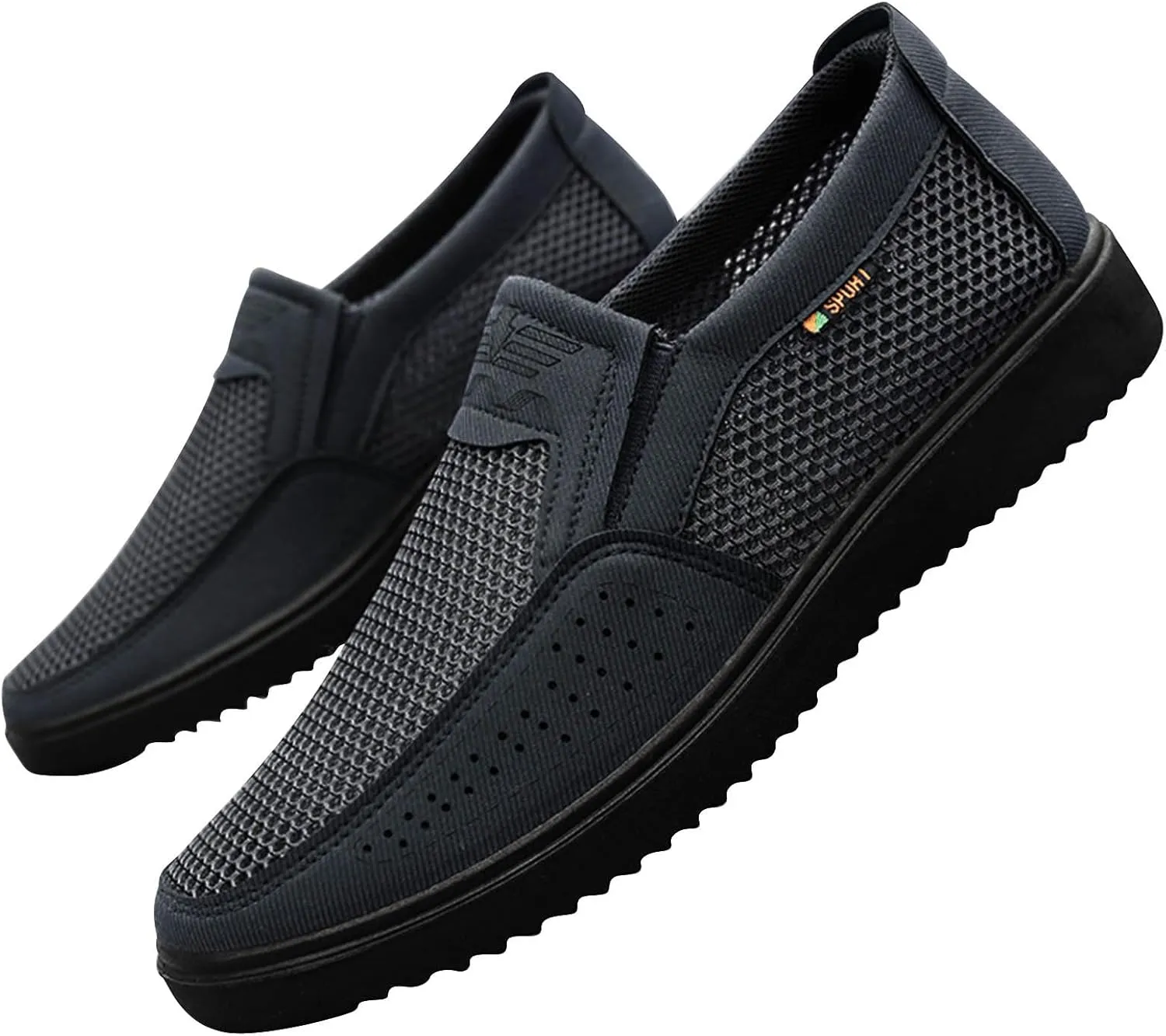 Mens Mesh Loafer Casual Shoes Comfort Lightweight Breathable Driving Sport Travel Walking Shoes for Adult Male