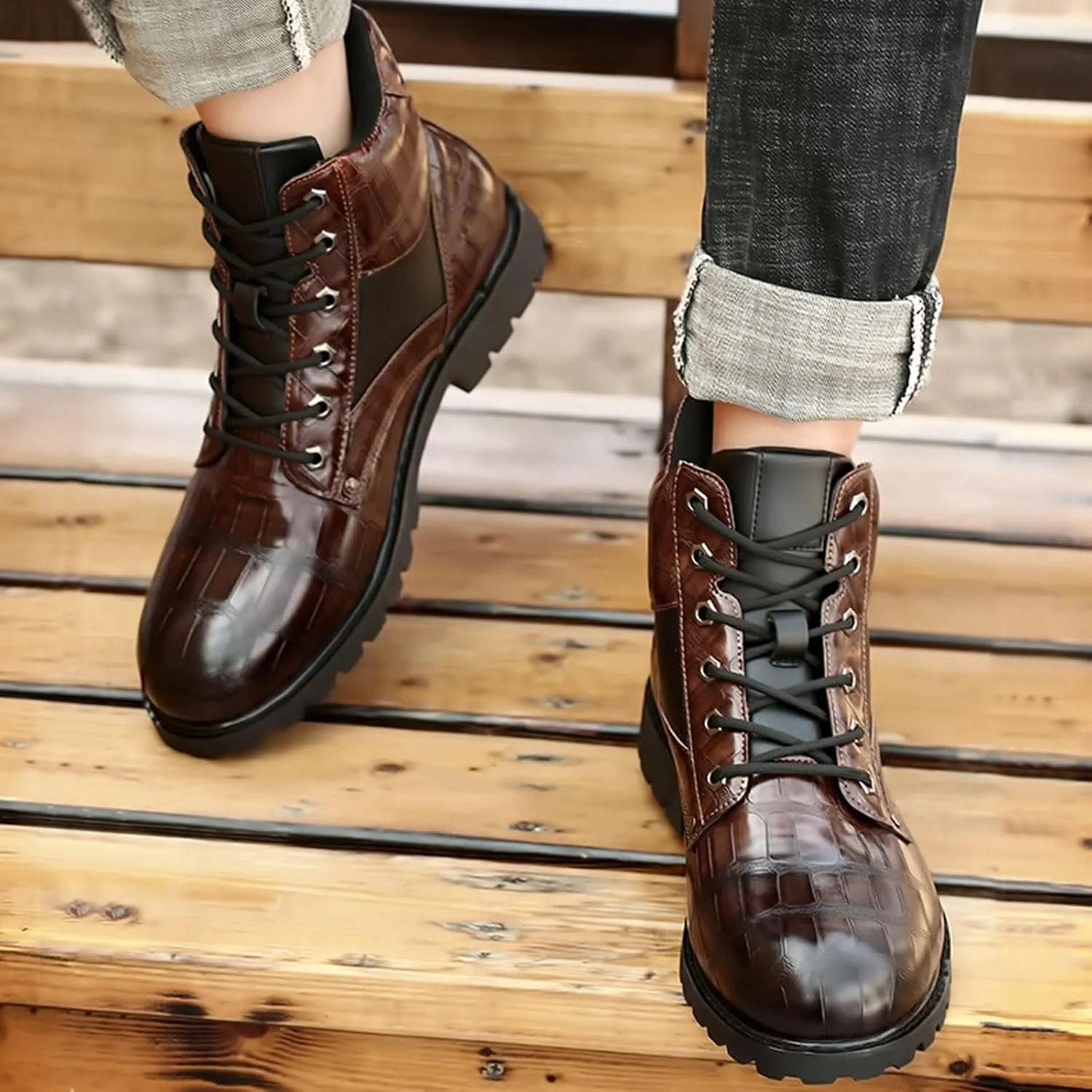 Mens Shoes Classic Business Leather Shoes Fashion Retro Casual Comfortable Lace Up Leather Casual Mens Shoes Leather Men Shoe