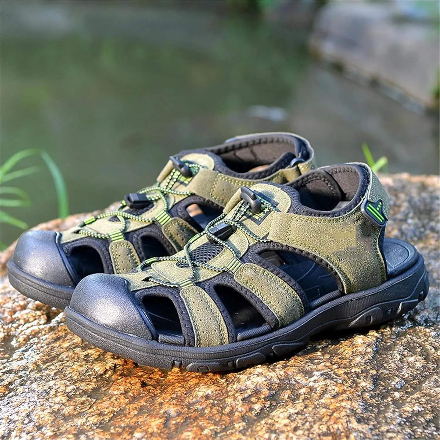Men's Soft Sole Slippers, Breathable Outdoor Casual Shoes