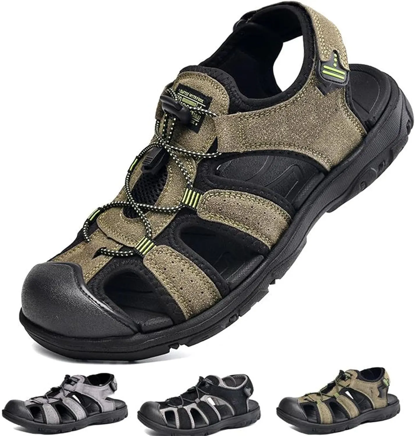 Men's Soft Sole Slippers, Breathable Outdoor Casual Shoes