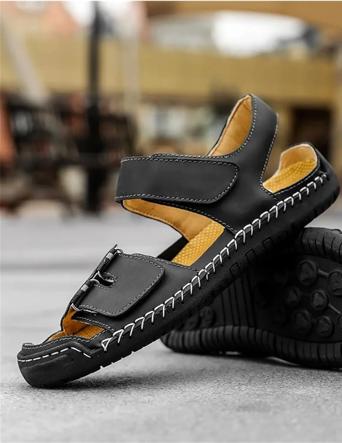 Men's Summer Handmade Breathable Sandals Outdoor Men's Casual Shoes