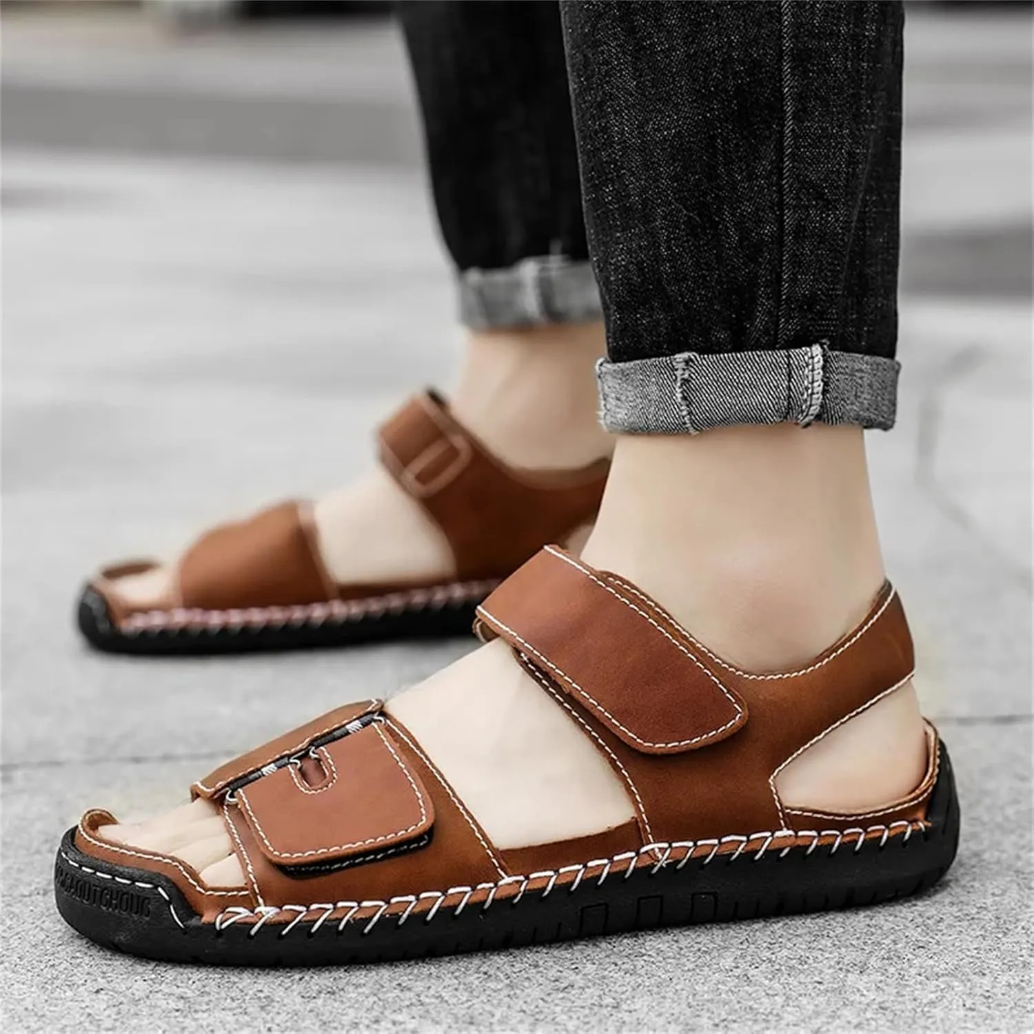 Men's Summer Handmade Breathable Sandals Outdoor Men's Casual Shoes