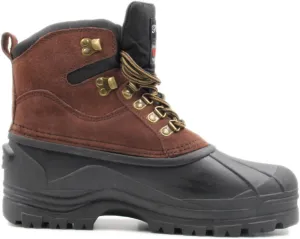 Men's Water Resistance Snow and Hiking Heavy Duty Laced-up Winter Duck Boots