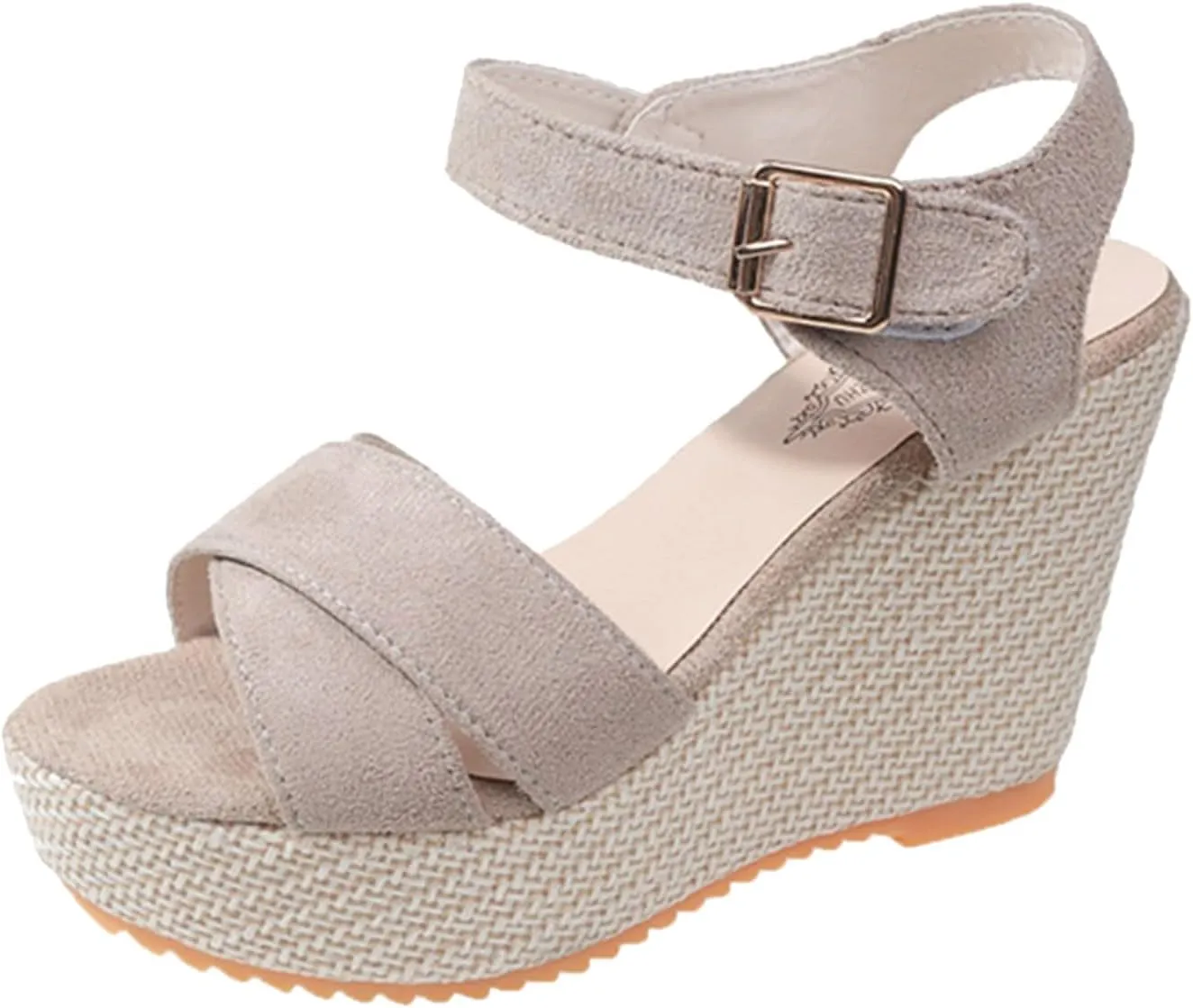 Non Slip Thick Bottom Sandals for Women Casual Platform Open Toe Wedge Sandal Dressy Sandals for Women
