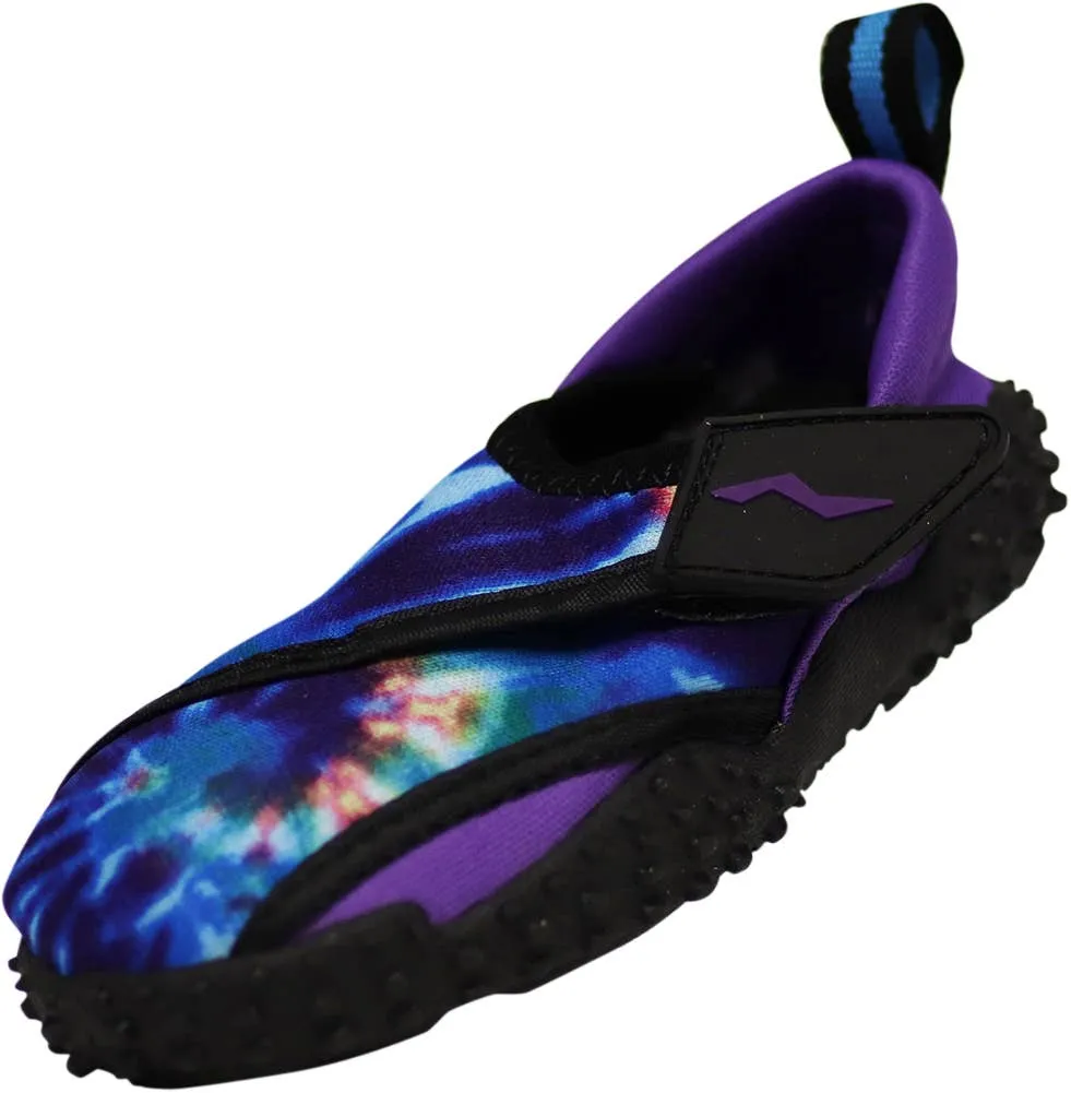 NORTY Tod Girl 5-10 Purple Tie Dye Watershoe 38960