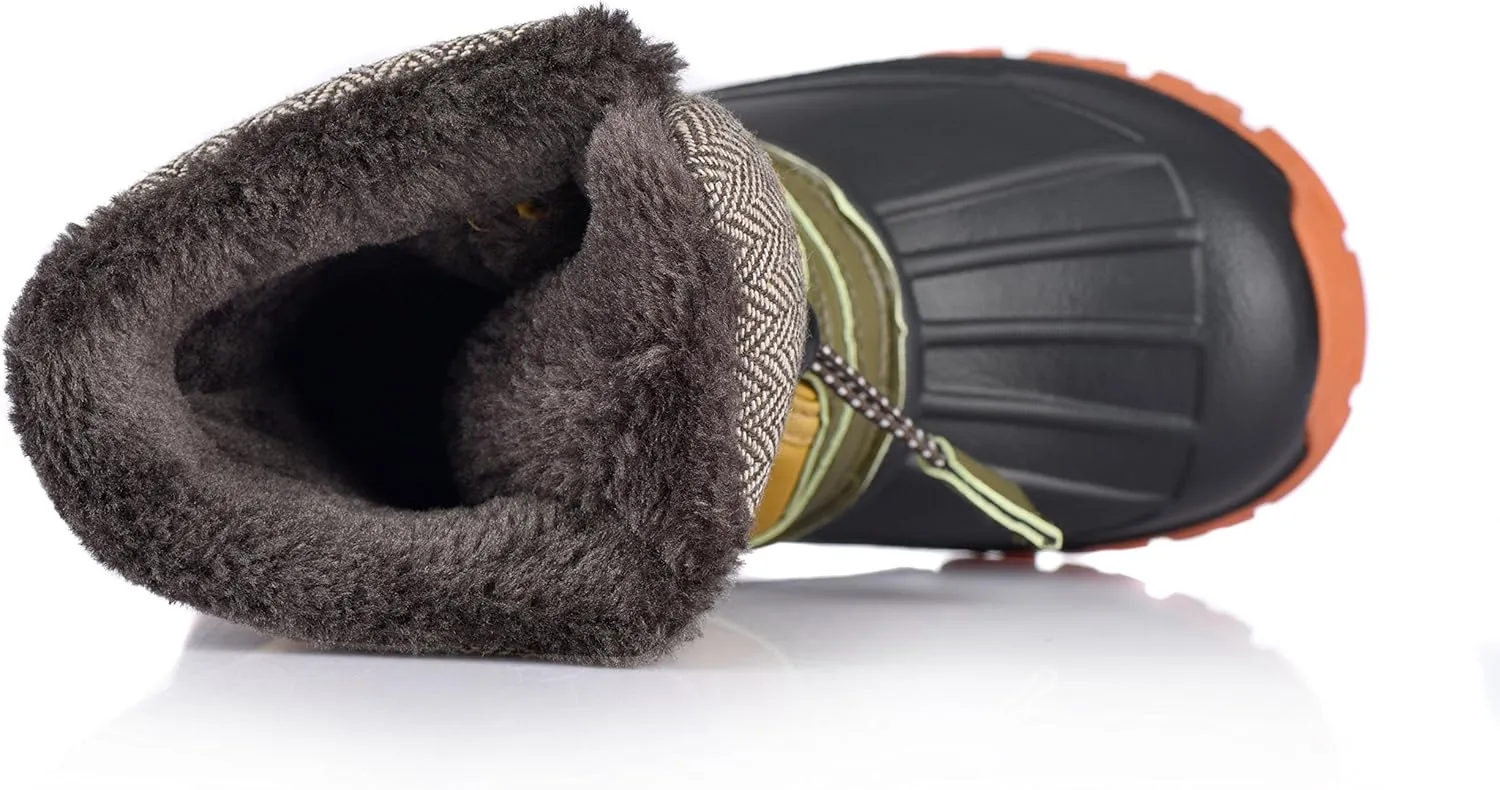 Nova Mountain Boy's and Girl's Waterproof Winter Snow Boots