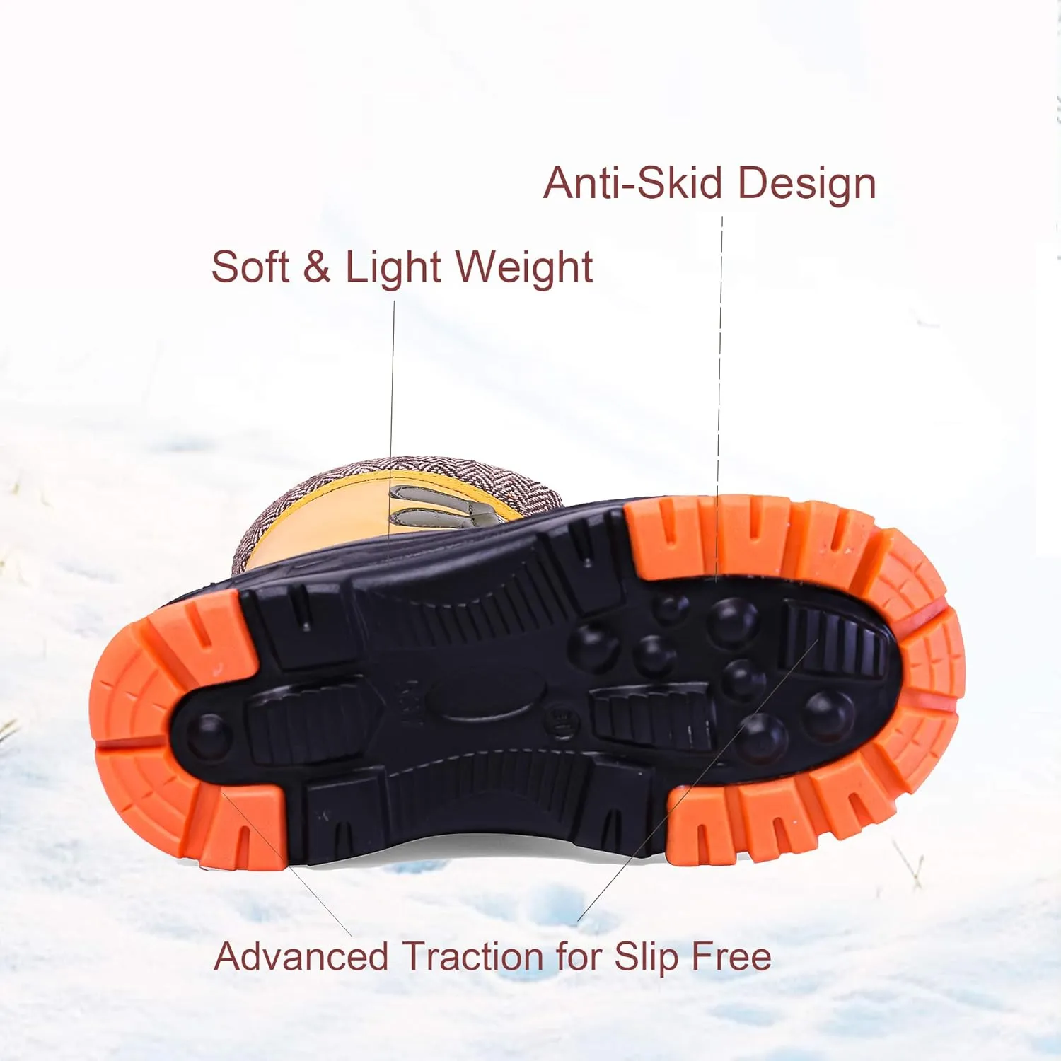 Nova Mountain Boy's and Girl's Waterproof Winter Snow Boots