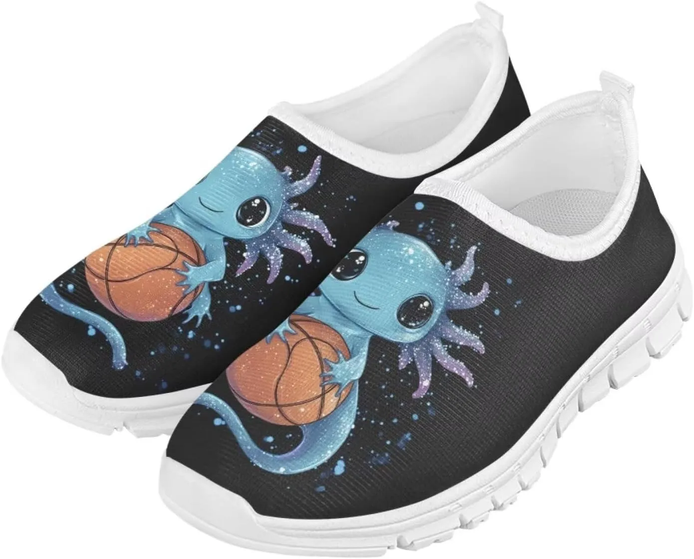 Novelty Boys Slip On Sneakers Moon Shoes Soft Comfy Kids Casual Shoes