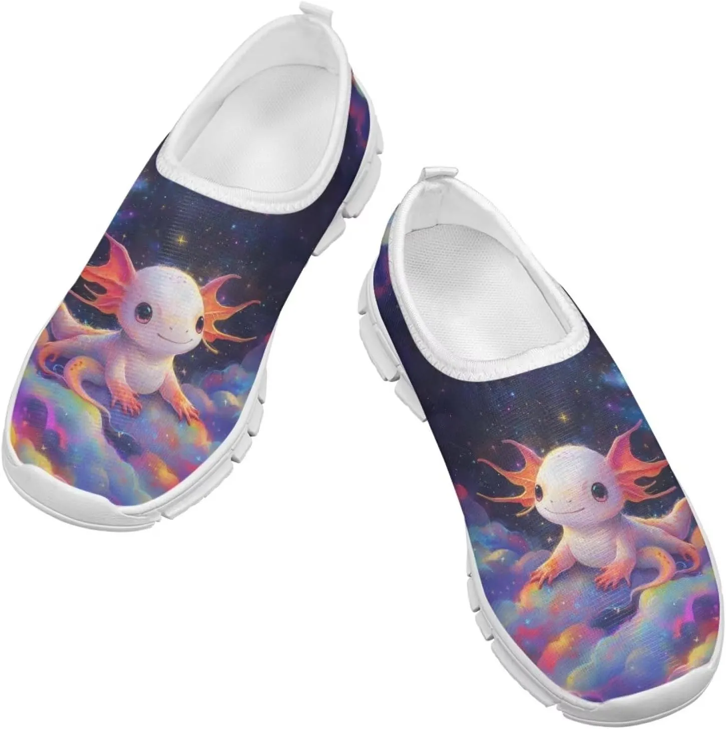 Novelty Boys Slip On Sneakers Moon Shoes Soft Comfy Kids Casual Shoes