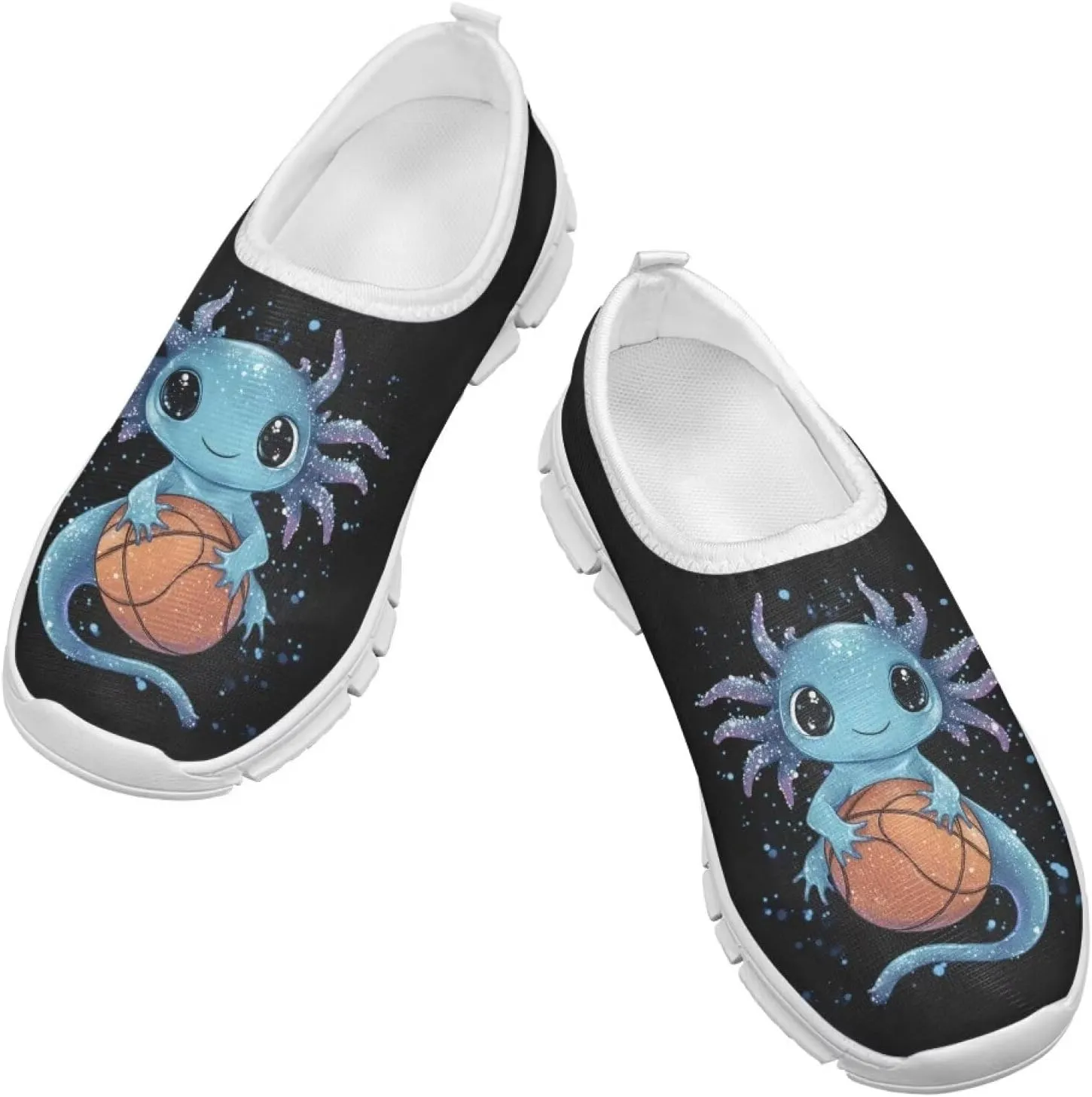 Novelty Boys Slip On Sneakers Moon Shoes Soft Comfy Kids Casual Shoes