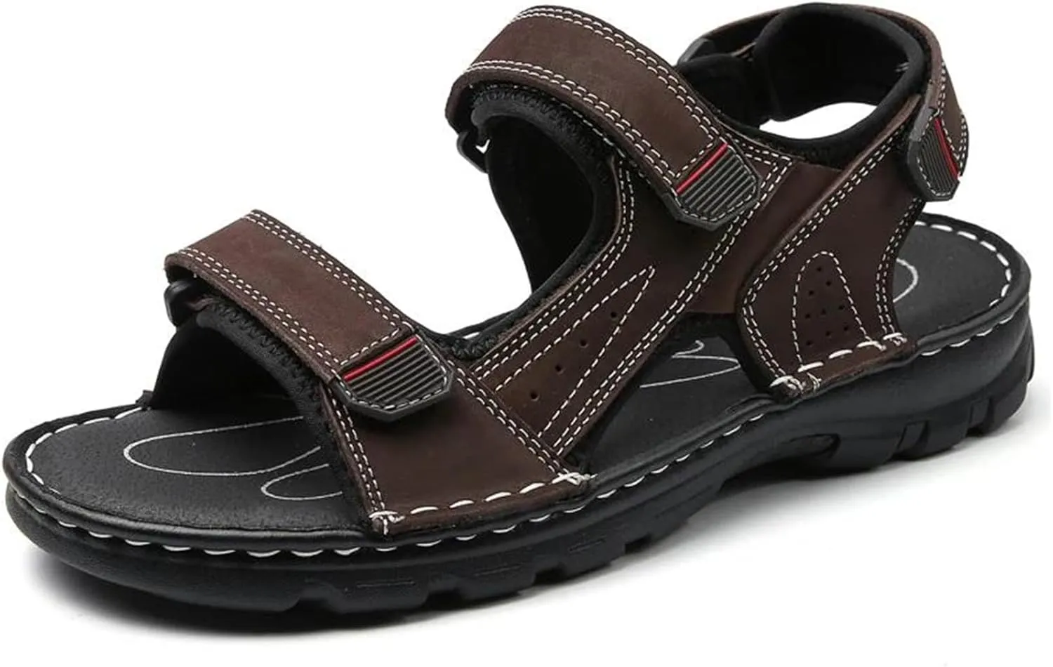 Outdoor Leather Men Sandals Summer Casual Shoes For Men Beach Sandals