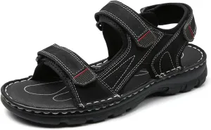 Outdoor Leather Men Sandals Summer Casual Shoes For Men Beach Sandals