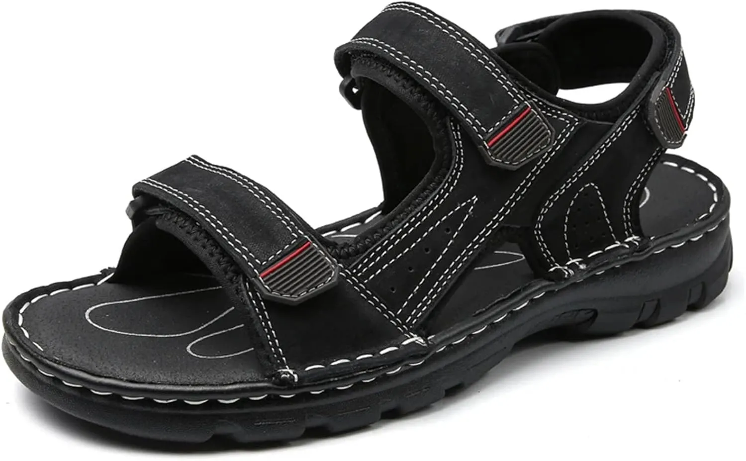 Outdoor Leather Men Sandals Summer Casual Shoes For Men Beach Sandals