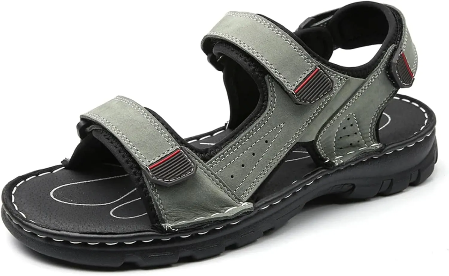 Outdoor Leather Men Sandals Summer Casual Shoes For Men Beach Sandals