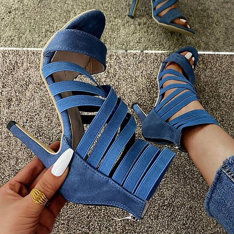 Own The Party Women's Strappy High Heels