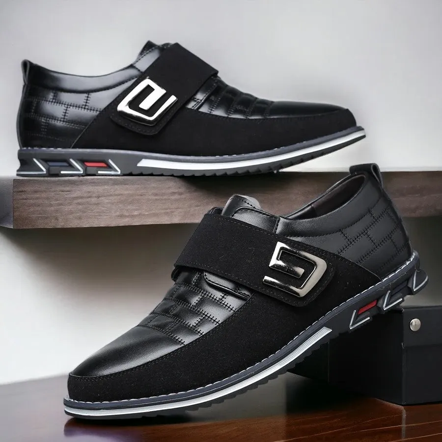 Oxford Velcro Orthopedic Leather Shoes
