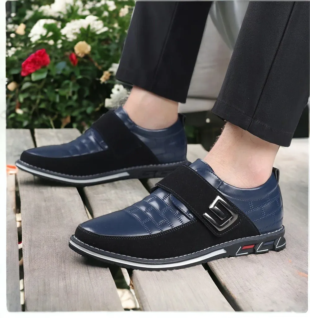 Oxford Velcro Orthopedic Leather Shoes