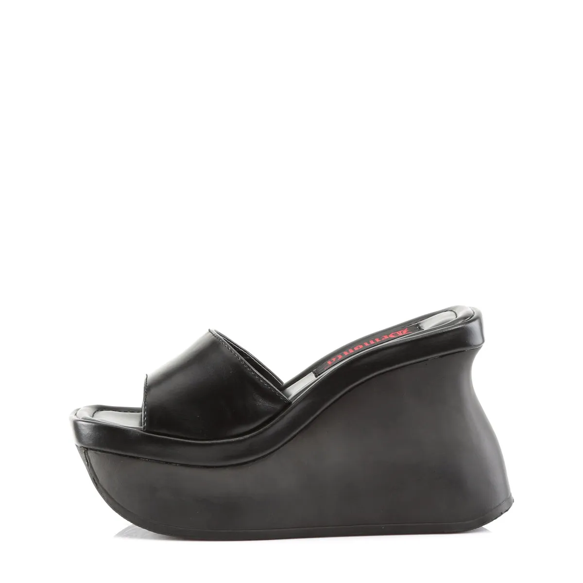 PACE-01 DemoniaCult Black Vegan Leather Sexy Women's Sandals (Alternative Footwear)