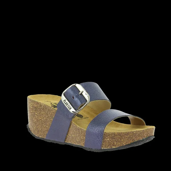 Plakton 873004 Navy Women's Wedge Sandals