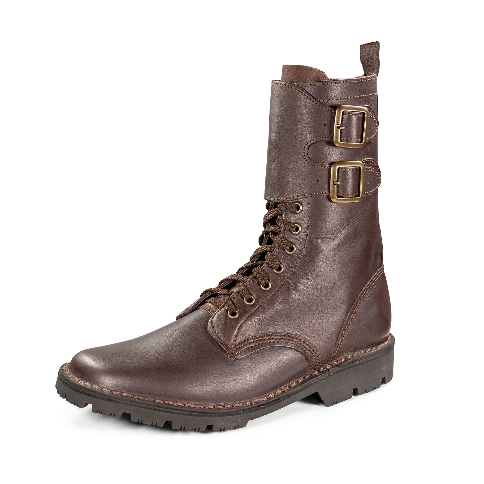[PRE ORDER] Full Combat Waxi Boot, Dark Brown