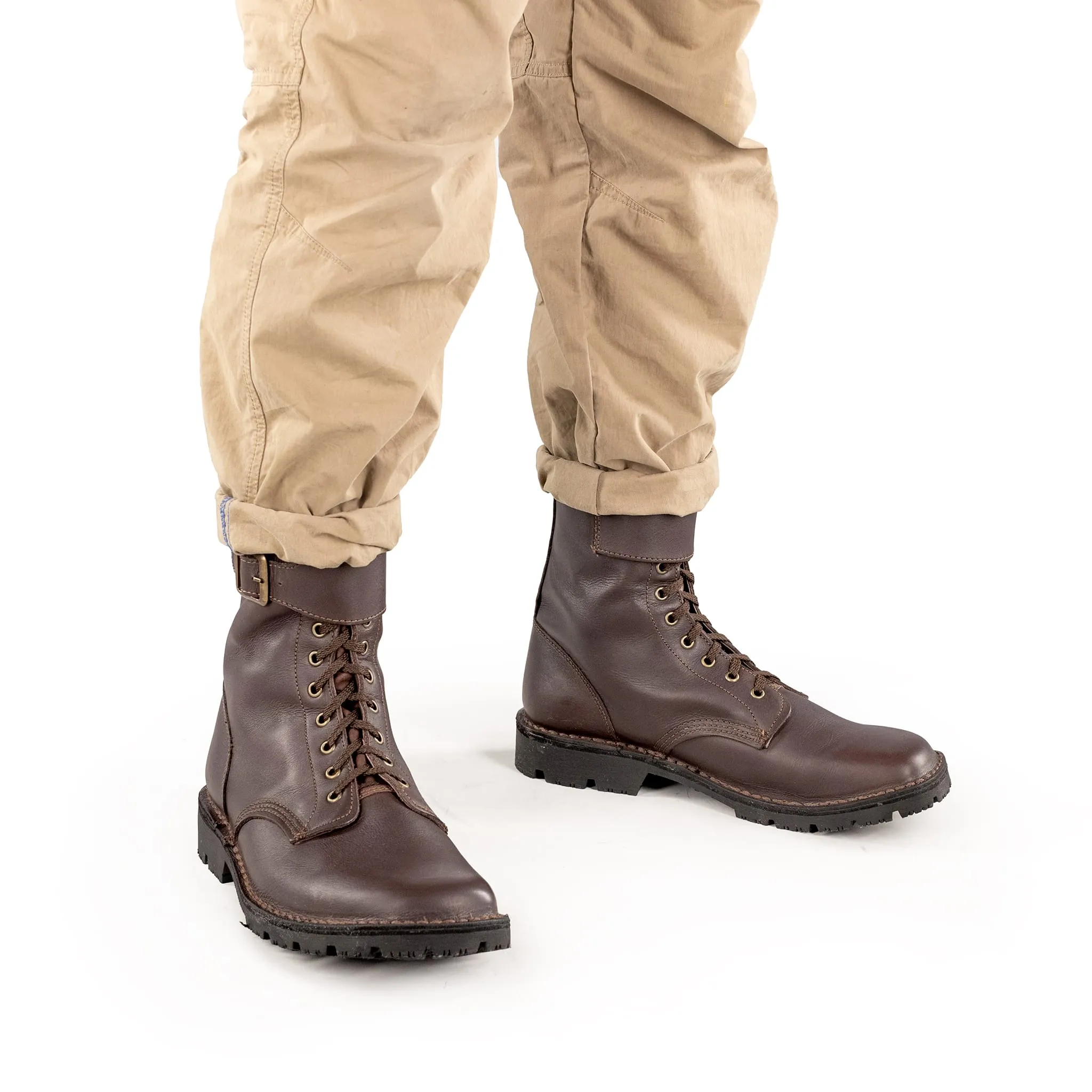 [PRE ORDER] Full Combat Waxi Boot, Dark Brown