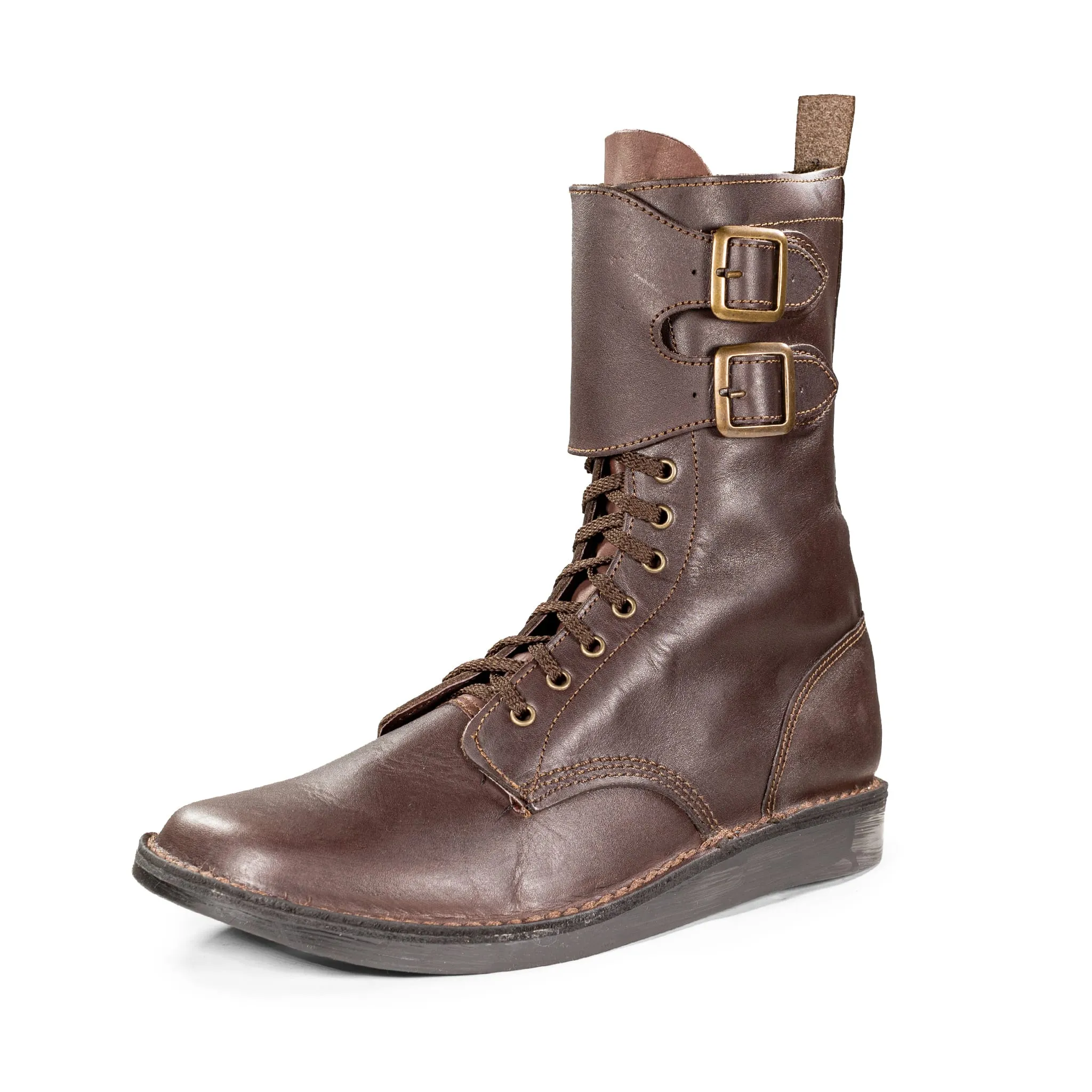 [PRE ORDER] Full Combat Waxi Boot, Dark Brown