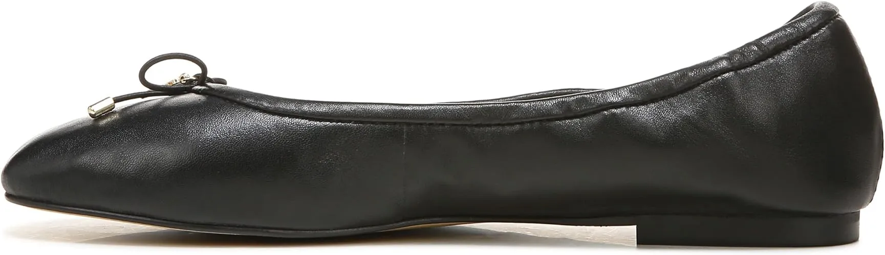 Sam Edelman Felicia Black Slip On Bow Detail Rounded Toe Flexible Ballet Flats