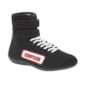 Simpson - High Top Driving Shoe Size 13 Black, SFI Approved Simpson - High Top Driving Shoe Size 13 Black, SFI Approved