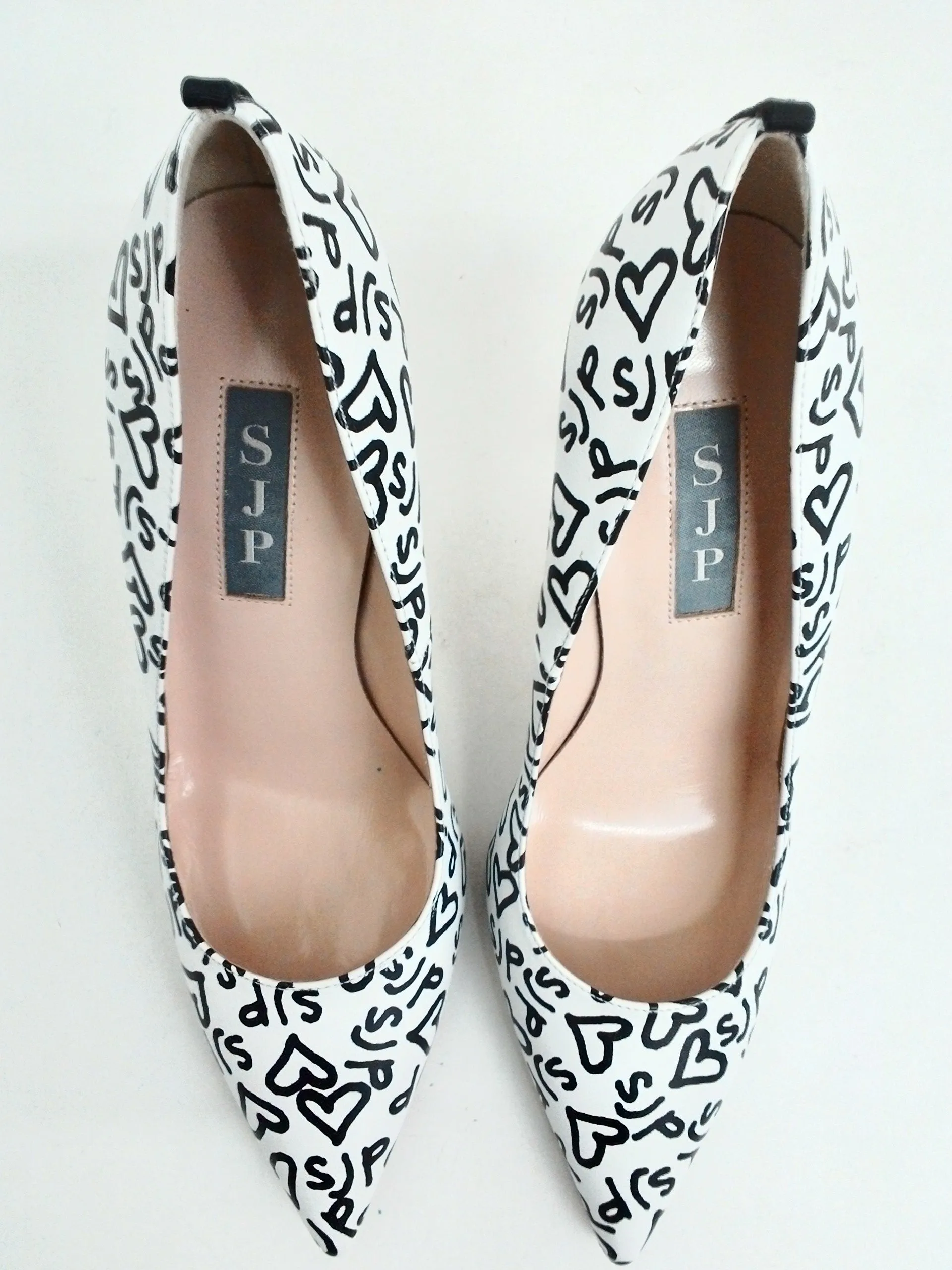 SJP Women's fawn Whiteos Pumps Size 35.5