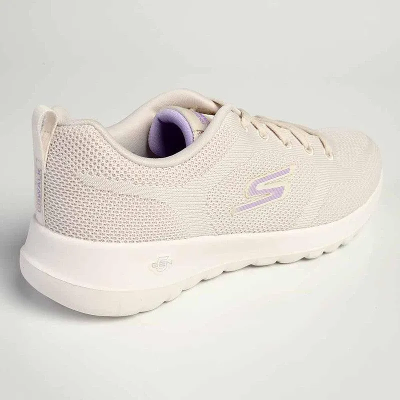 Skechers Go Walk Joy Lace Up Sneaker - Natural Purple