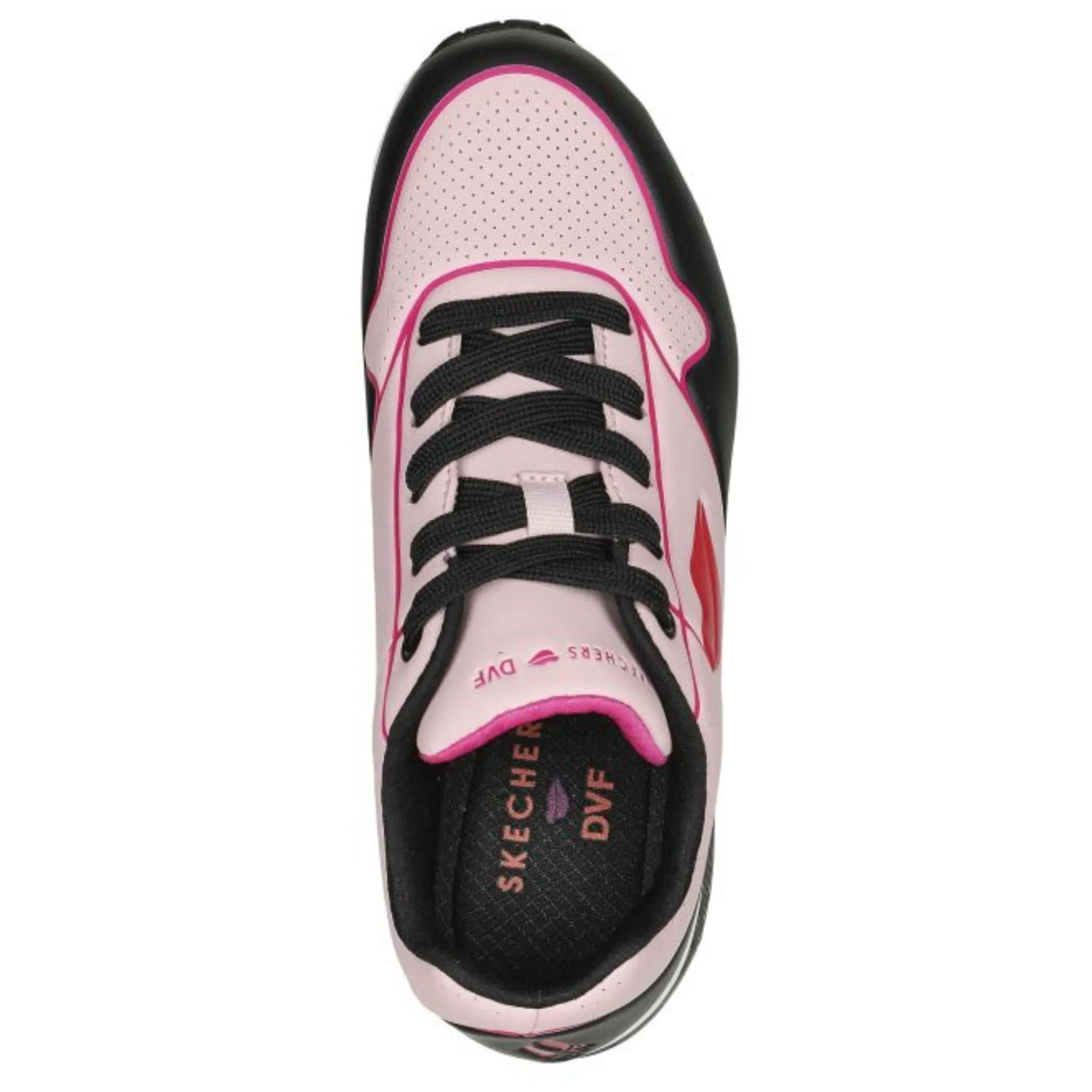 Skechers Women's 177998 UNO Beso Black Pink Casual Shoes