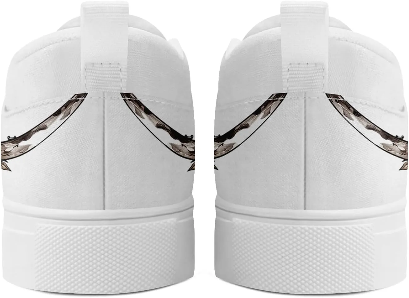 Skull Canvas Slip on Shoes Fashion Sneakers Loafers Casual Walking Shoes for Men Women