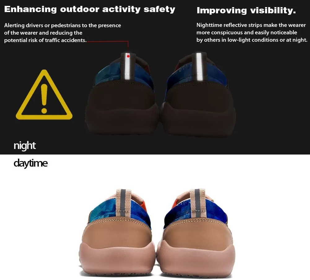 Slip On Loafers for Men Lightweight Comfort Casual Shoes Art Painted Travel Sneakers