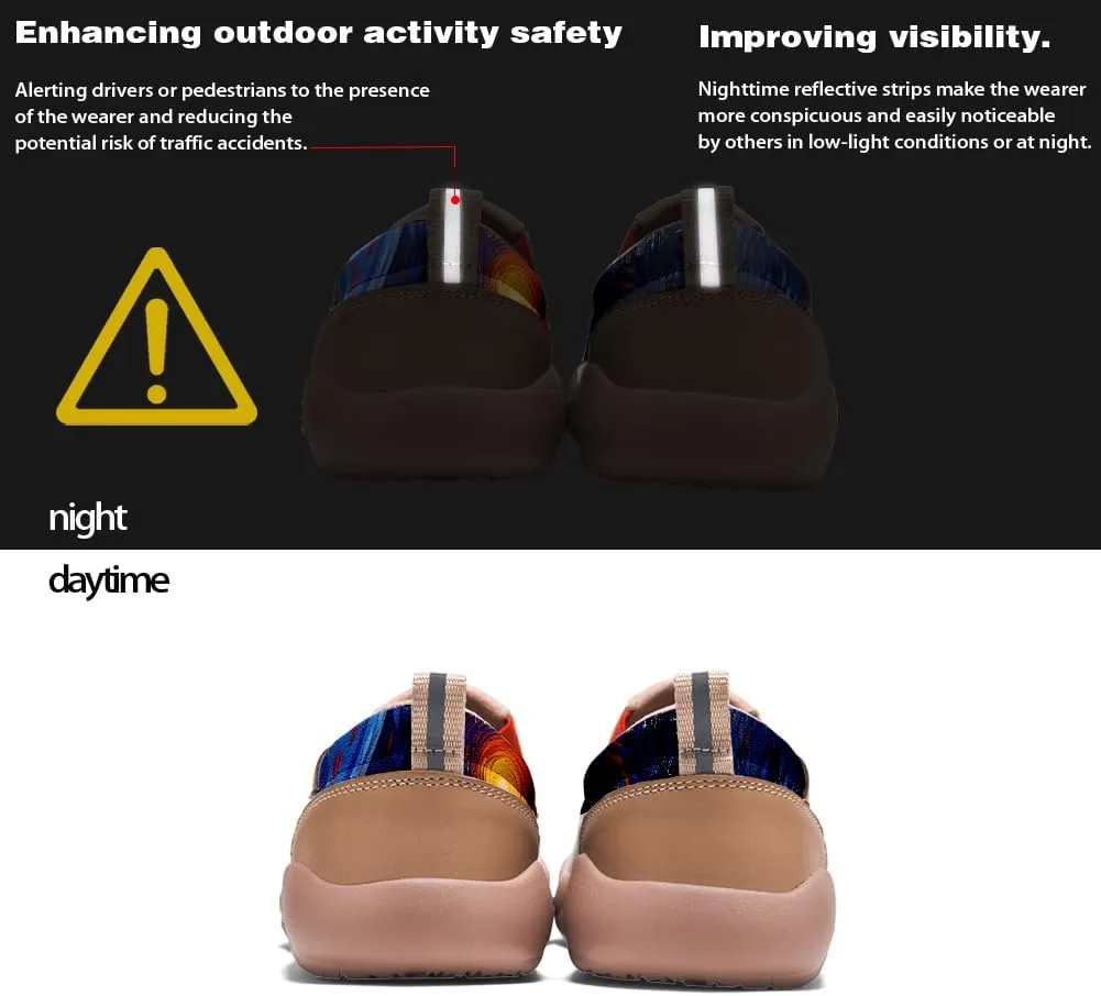 Slip On Loafers for Women Lightweight Comfort Casual Shoes Art Painted Travel Sneakers