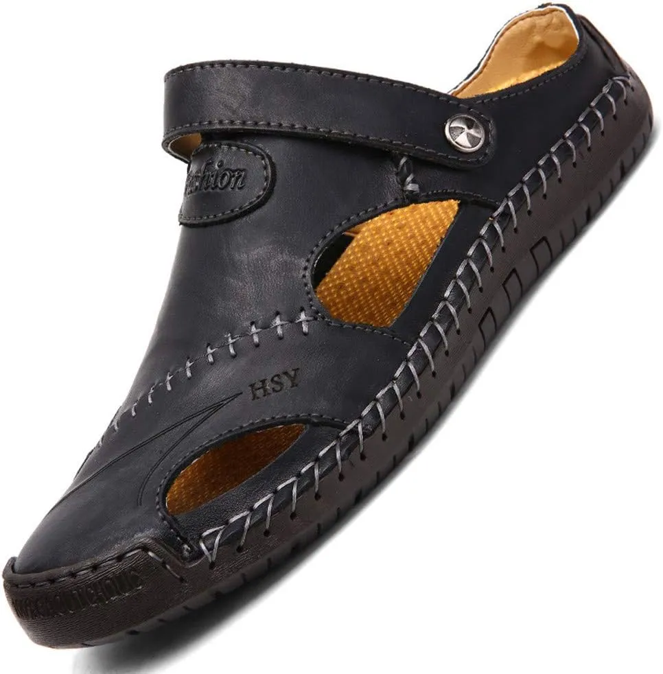 Summer Shoes Leather Breathable Casual Men's Outdoor Sandals Beach Men's sandals Mens Shower Sandals Men's Sandals Men Shoes