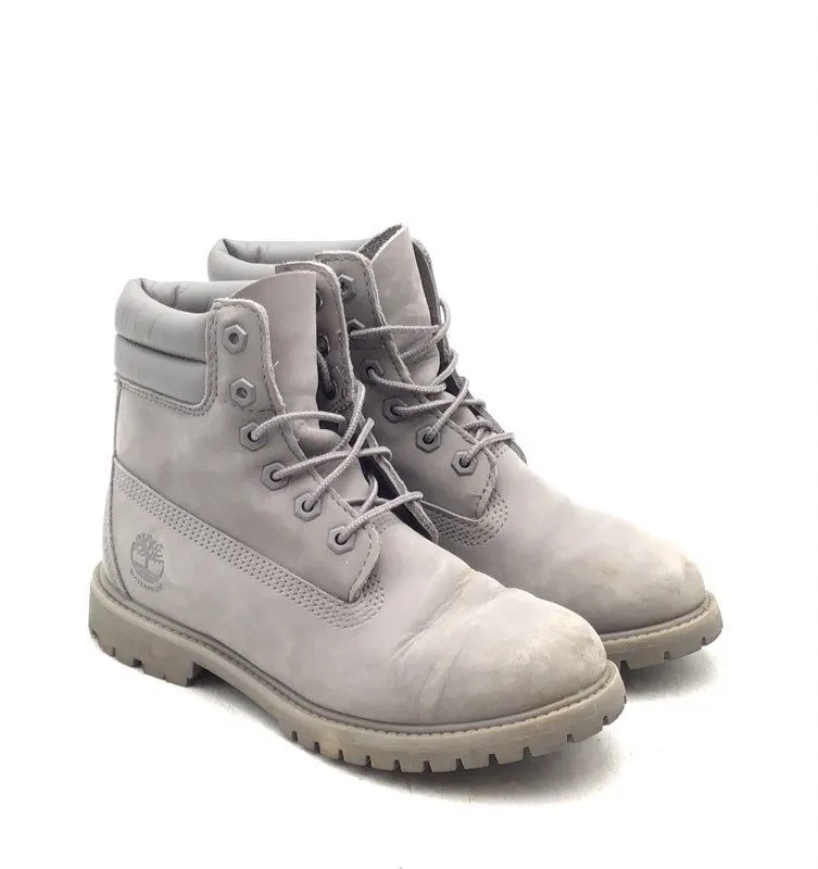 Timberland Women's Gray Combat Boots - Size 6.5