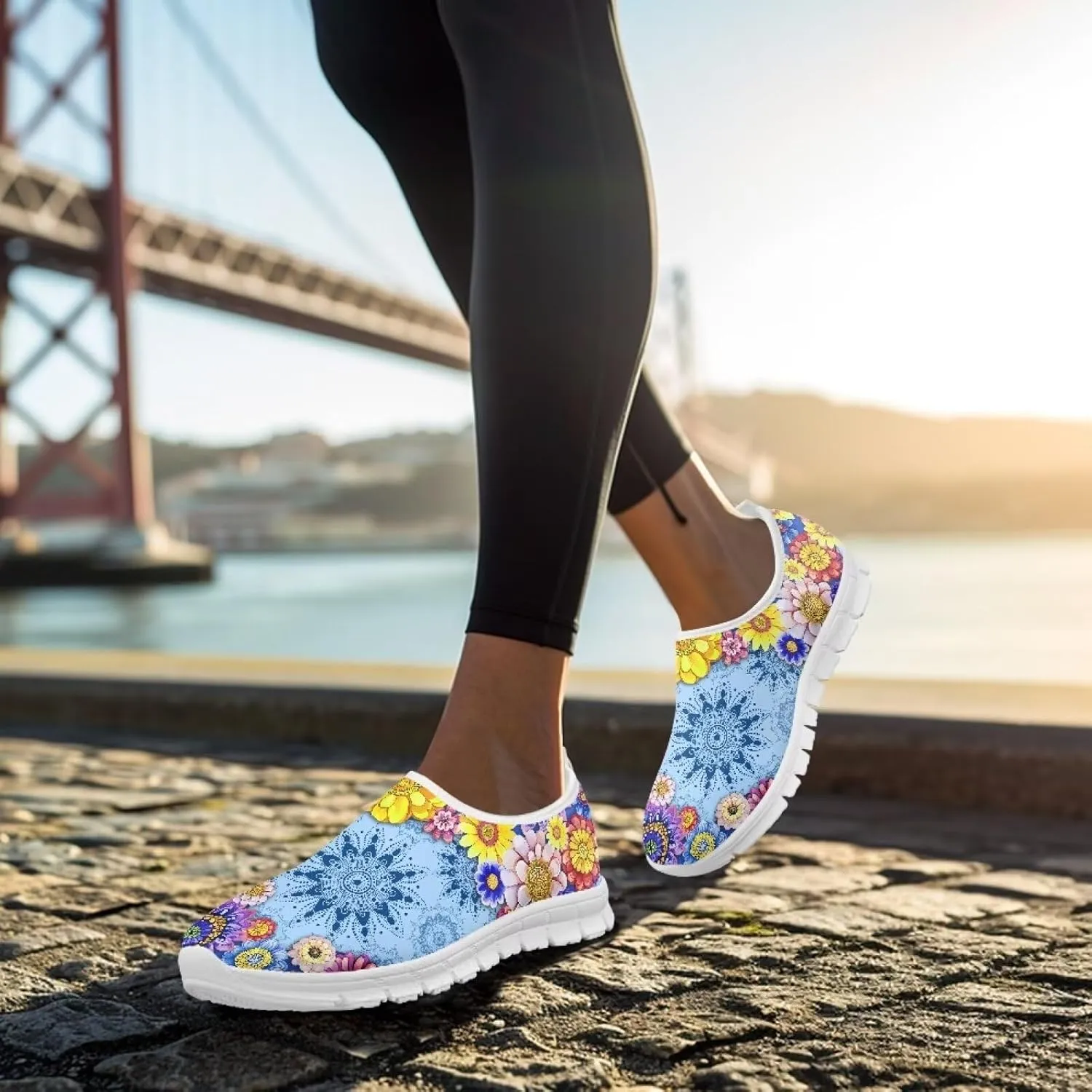 Trendy Slip On Shoes for Women Teacher Walking Casual Shoes Comfy Loafters