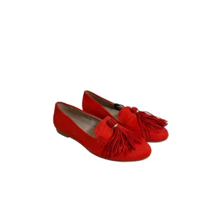 TU Orange Tassel Loafers | Brand New |
