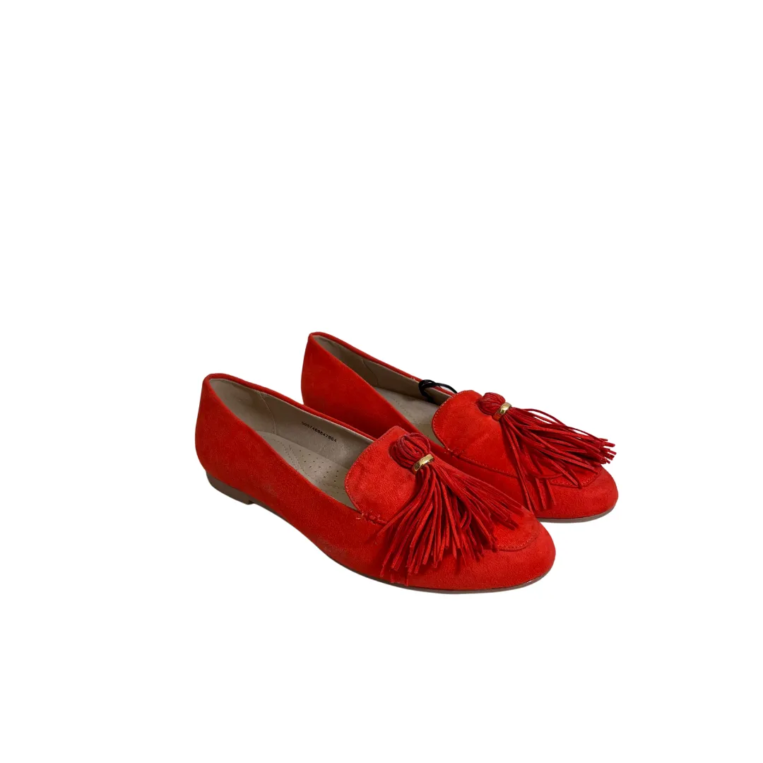 TU Orange Tassel Loafers | Brand New |